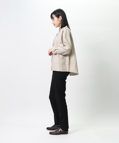D*g*y(ディージーワイ)の「∴【 D*g*y / ディージーワイ 】リネンオックス ダブルボタン ブラウス D8399 DEC(シャツ/ブラウス・レディース・ブラック/ホワイト/ナチュラル・M/L)」の22枚目の写真