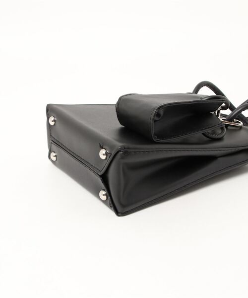 SVEC(シュベック)の「スクエア ミニショルダーバッグ(ショルダーバッグ・レディース・ホワイト/ピンク/ブラック・FREE)」の7枚目の写真
