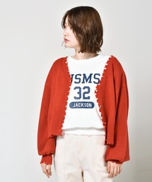 RETRO GIRL | ダメージカラフルニットカーデ(カーディガン/ボレロ)