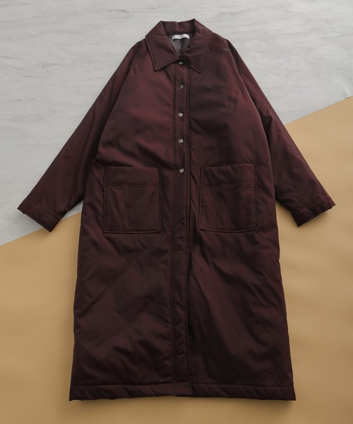 VACANCY（ヴァカンシー）の「タマムシダウンライク中綿コート（ダウンジャケット/コート・レディース・ブラウン/カーキ・FREE）」の3枚目の写真