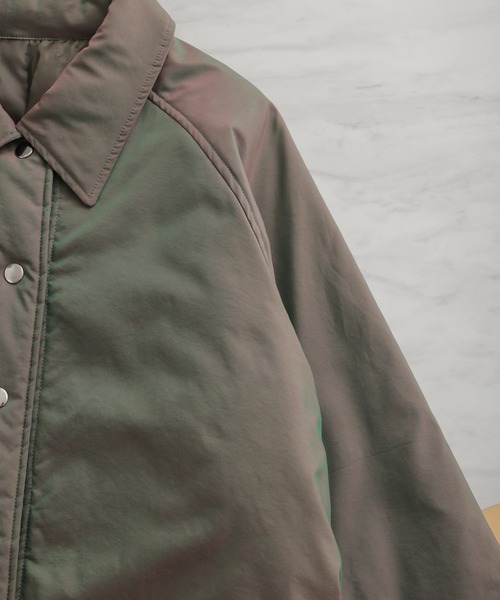 VACANCY（ヴァカンシー）の「タマムシダウンライク中綿コート（ダウンジャケット/コート・レディース・ブラウン/カーキ・FREE）」の8枚目の写真