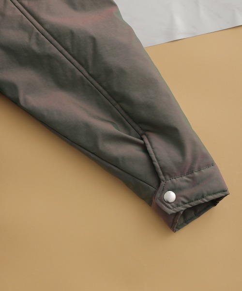 VACANCY（ヴァカンシー）の「タマムシダウンライク中綿コート（ダウンジャケット/コート・レディース・ブラウン/カーキ・FREE）」の11枚目の写真