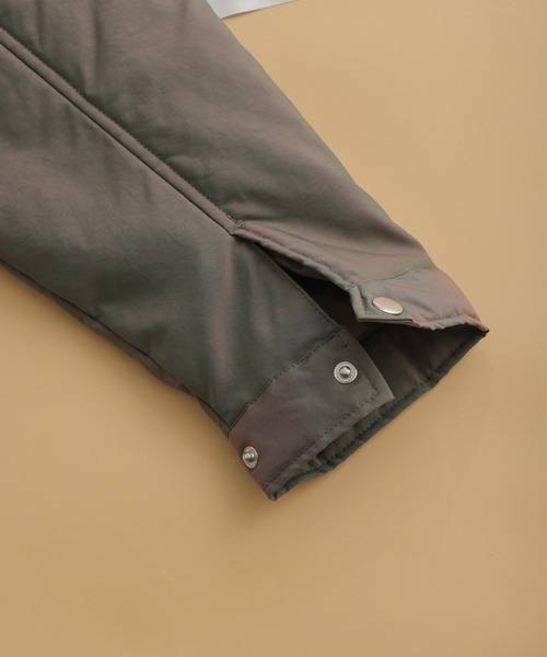 VACANCY（ヴァカンシー）の「タマムシダウンライク中綿コート（ダウンジャケット/コート・レディース・ブラウン/カーキ・FREE）」の13枚目の写真