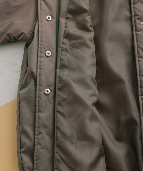 VACANCY（ヴァカンシー）の「タマムシダウンライク中綿コート（ダウンジャケット/コート・レディース・ブラウン/カーキ・FREE）」の17枚目の写真