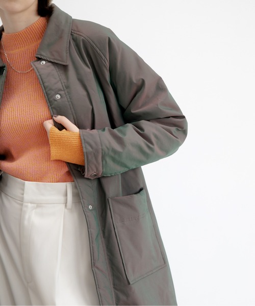 VACANCY（ヴァカンシー）の「タマムシダウンライク中綿コート（ダウンジャケット/コート・レディース・ブラウン/カーキ・FREE）」の22枚目の写真