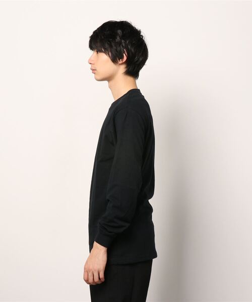 CHROME（クローム）の「FLYING LION LS TEE / フライング ライオン ロングスリーブ ティー（Tシャツ/カットソー・メンズ・ブラック/グレー・M/L/XL/S）」の3枚目の写真