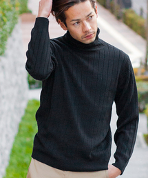 BEAUTY&YOUTH UNITED ARROWS | BY ミドルゲージ ファインメリノ タートルネック ニット ◆(ニット/セーター)