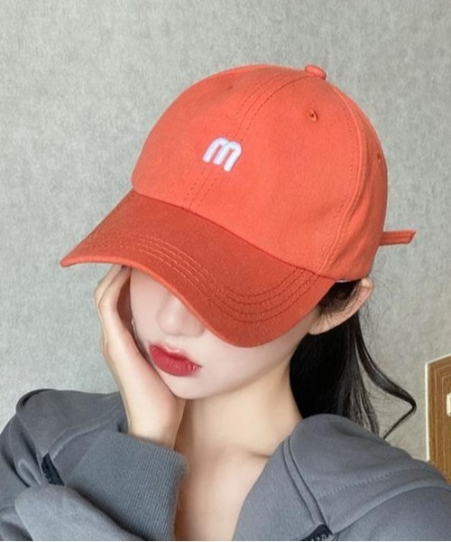 Loco Ocean（ロコオーシャン）の「ワンポイントミニロゴ刺繍付き ベースボールキャップ（キャップ・レディース・オフホワイト/アイボリー/イエロー/ブラック/オレンジ/ブルー・ONE SIZE）」の6枚目の写真