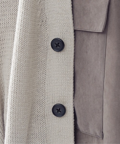 CPCM(シーピーシーエム)の「強撚カーディガン(カーディガン/ボレロ・メンズ・チャコールグレー/グレイッシュベージュ/グレー/ブルー・FREE)」の13枚目の写真