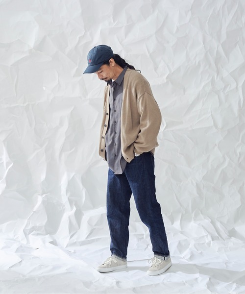 CPCM(シーピーシーエム)の「強撚カーディガン(カーディガン/ボレロ・メンズ・チャコールグレー/グレイッシュベージュ/グレー/ブルー・FREE)」の18枚目の写真