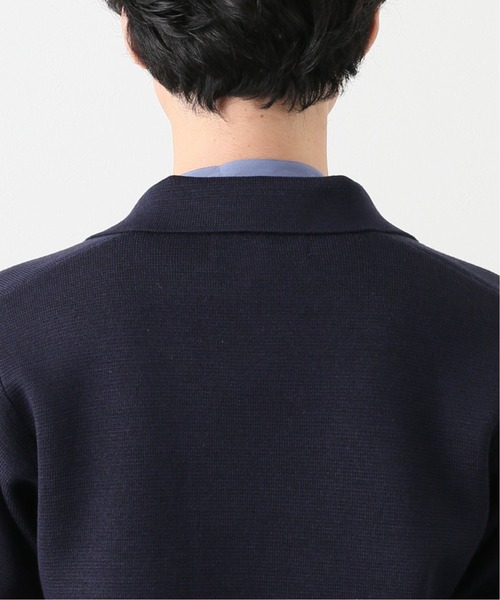EDIFICE(エディフィス)の「ミラノリブ ダブル ジャケット(カーディガン/ボレロ・メンズ・ブラック/ネイビー・MEDIUM/LARGE)」の5枚目の写真