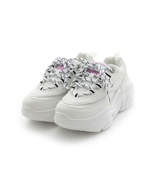 JENNI love(ジェニィラブ)の「シリコンワッペン厚底スニーカー(スニーカー・キッズ・ミント/オフホワイト/ラベンダー/ブラック・23cm/22cm/24cm)」の14枚目の写真