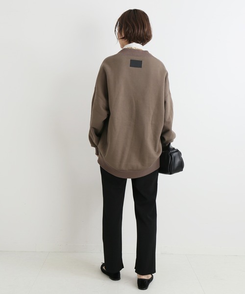 iena ダブルクロスイージーパンツ　36 裾スリット IENA（イエナ）の「ダブルクロスイージーパンツ◇（その他パンツ