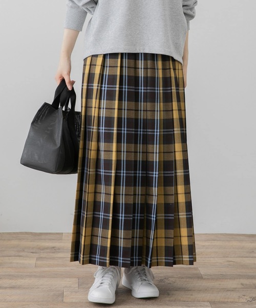 URBAN RESEARCH Sonny Label(アーバンリサーチサニーレーベル)の「チェックプリーツイージースカート(スカート・レディース・ネイビー/ブラウン/ブルー・FREE)」の12枚目の写真