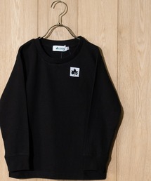 LOGOS（ロゴス）の「【30】〔LOGOS/ロゴス〕裏毛ベーシッククルーネックスウェット（スウェット・キッズ）」