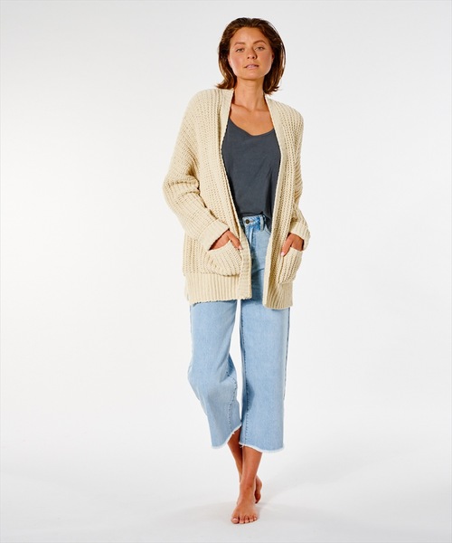 rip curl(リップカール)の「【RIPCURL / リップカール】SAFARI SUN CARDI レディースカーディガン(カーディガン/ボレロ・レディース・サンドベージュ/キャメル・LARGE/MEDIUM/SMALL)」の5枚目の写真