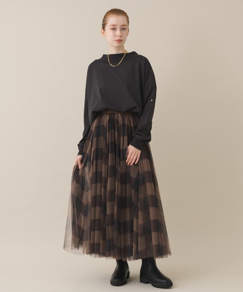 Paradise Picnic（パラダイスピクニック）の「サイドゴアブーツ（ブーツ・レディース・ブラック/ベージュ・MEDIUM/LARGE）」の3枚目の写真