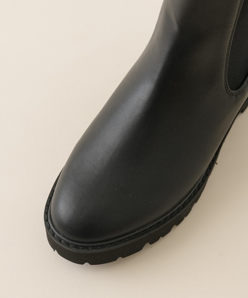 Paradise Picnic（パラダイスピクニック）の「サイドゴアブーツ（ブーツ・レディース・ブラック/ベージュ・MEDIUM/LARGE）」の12枚目の写真