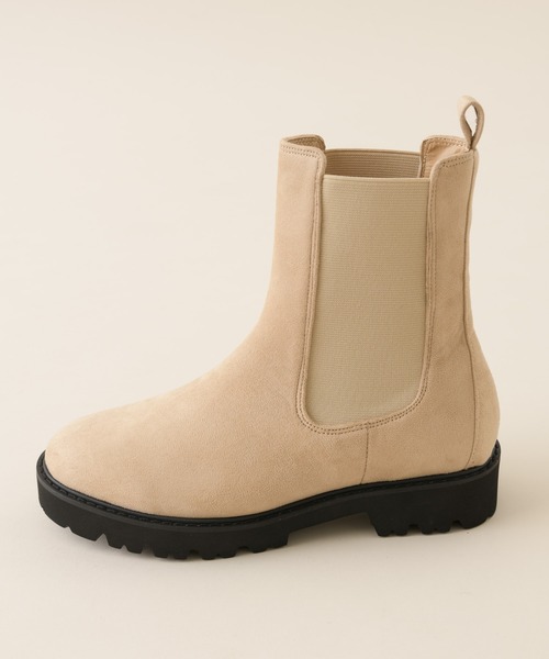 Paradise Picnic（パラダイスピクニック）の「サイドゴアブーツ（ブーツ・レディース・ブラック/ベージュ・MEDIUM/LARGE）」の7枚目の写真