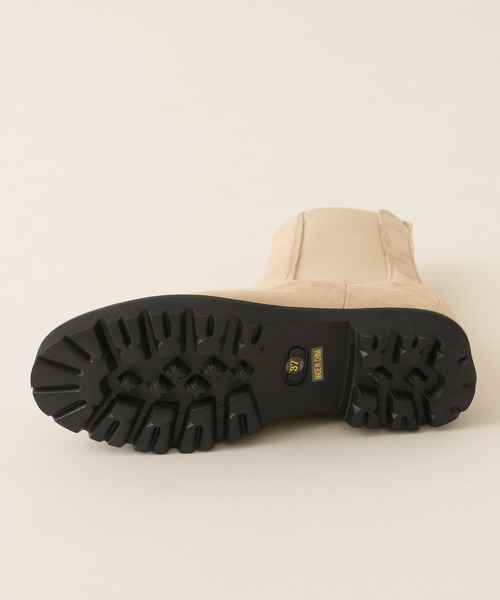 Paradise Picnic（パラダイスピクニック）の「サイドゴアブーツ（ブーツ・レディース・ブラック/ベージュ・MEDIUM/LARGE）」の13枚目の写真