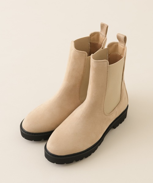 Paradise Picnic（パラダイスピクニック）の「サイドゴアブーツ（ブーツ・レディース・ブラック/ベージュ・MEDIUM/LARGE）」の22枚目の写真