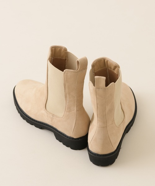 Paradise Picnic（パラダイスピクニック）の「サイドゴアブーツ（ブーツ・レディース・ブラック/ベージュ・MEDIUM/LARGE）」の19枚目の写真