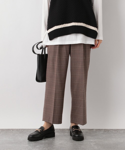 GLOBAL WORK(グローバルワーク)の「アッタカウツクシストレートガラ/215867(その他パンツ・レディース・ダークブラウン/ネイビー/ライトベージュ/ホワイト系その他3・SMALL/MEDIUM/LARGE/X-SMALL)」の3枚目の写真