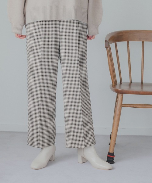 GLOBAL WORK(グローバルワーク)の「アッタカウツクシストレートガラ/215867(その他パンツ・レディース・ダークブラウン/ネイビー/ライトベージュ/ホワイト系その他3・SMALL/MEDIUM/LARGE/X-SMALL)」の2枚目の写真