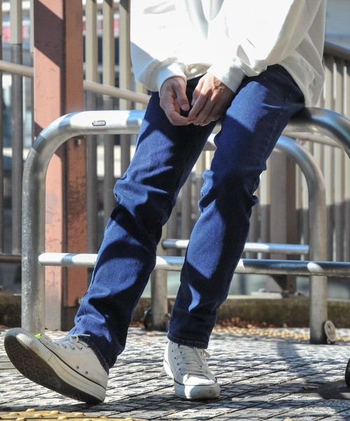 ZIP FIVE(ジップファイブ)の「【ZIP FIVE】ストレッチデニムスキニーパンツ(デニムパンツ・メンズ・ブラック/ネイビー/サックスブルー/ブルー・SMALL/MEDIUM/LARGE/X-LARGE)」の3枚目の写真