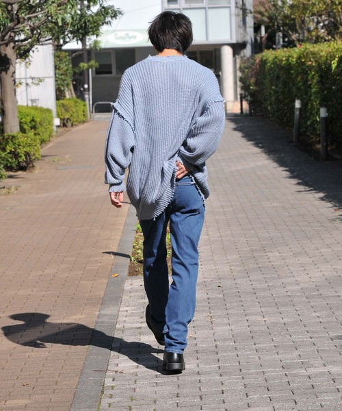 ZIP FIVE(ジップファイブ)の「【ZIP FIVE】ストレッチデニムスキニーパンツ(デニムパンツ・メンズ・ブラック/ネイビー/サックスブルー/ブルー・SMALL/MEDIUM/LARGE/X-LARGE)」の6枚目の写真