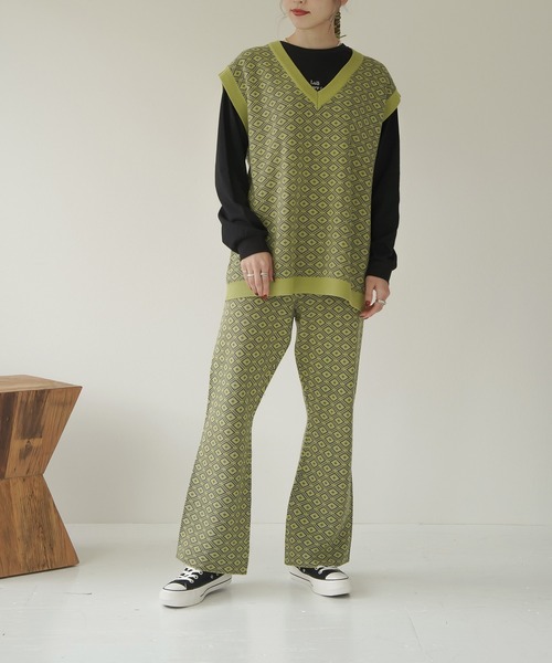 Lull（ルル）の「【Lull / ルル】Lullロゴ刺繍ロンT（Tシャツ/カットソー・レディース・ホワイト/ブラック・ONESIZE）」の19枚目の写真