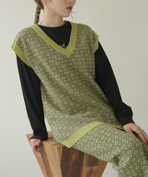 Lull（ルル）の「【Lull / ルル】Lullロゴ刺繍ロンT（Tシャツ/カットソー・レディース・ホワイト/ブラック・ONESIZE）」の20枚目の写真