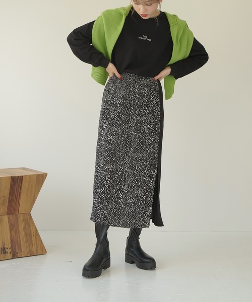 Lull（ルル）の「【Lull / ルル】Lullロゴ刺繍ロンT（Tシャツ/カットソー・レディース・ホワイト/ブラック・ONESIZE）」の16枚目の写真