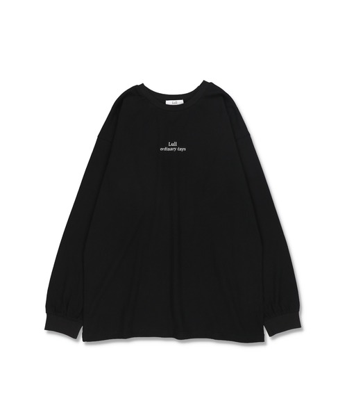 Lull（ルル）の「【Lull / ルル】Lullロゴ刺繍ロンT（Tシャツ/カットソー・レディース・ホワイト/ブラック・ONESIZE）」の22枚目の写真