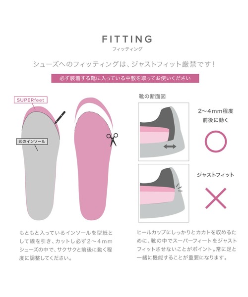 SUPERfeet 6400 BERRY スーパーフィート ベリー インソール