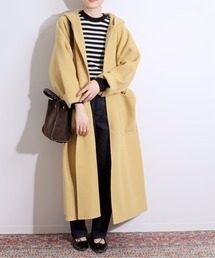 IENA LA BOUCLE | IENA LA BOUCLE ダブルフェイスフードコート◆(その他アウター)
