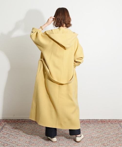 IENA LA BOUCLE ダブルフェイスフードコート◇