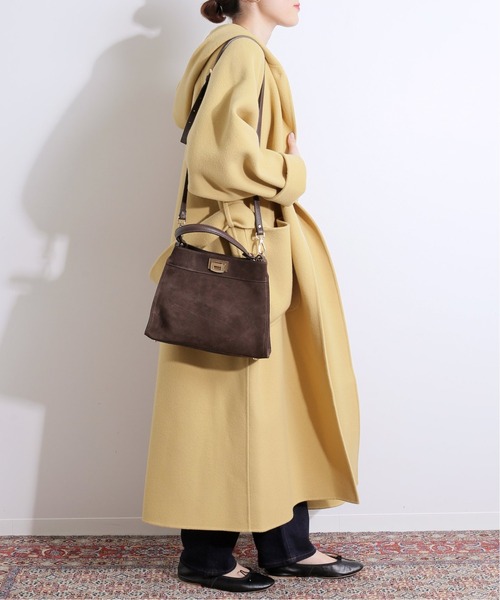 IENA LA BOUCLE（イエナラブークル）の「IENA LA BOUCLE ダブルフェイスフードコート◆（その他アウター・レディース・イエロー・38）」の7枚目の写真