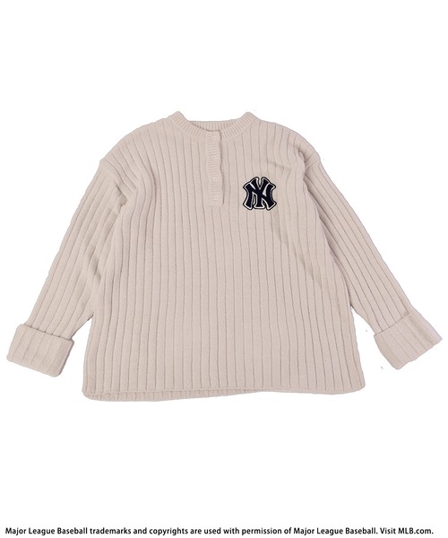 BACK TO THE FIELD(バック トゥー ザ フィールド)の「【MLB】ニットチュニックロゴワンピース(ワンピース・レディース・ピンク/ライトグレー/ネイビー・FREE)」の10枚目の写真