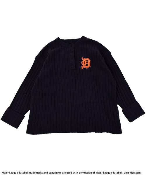 BACK TO THE FIELD(バック トゥー ザ フィールド)の「【MLB】ニットチュニックロゴワンピース(ワンピース・レディース・ピンク/ライトグレー/ネイビー・FREE)」の9枚目の写真