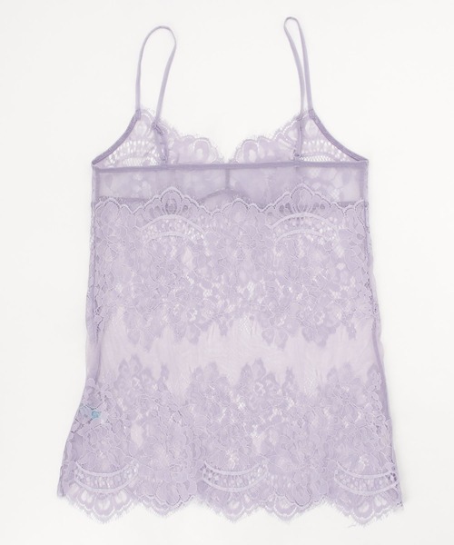 Chut! INTIMATES(シュットインティメイツ)の「シアーライトブラ ロングキャミソール (C356)(その他アンダーウェア/インナー・レディース・ライトグレー/ブラック/パープル・80/90/85)」の9枚目の写真