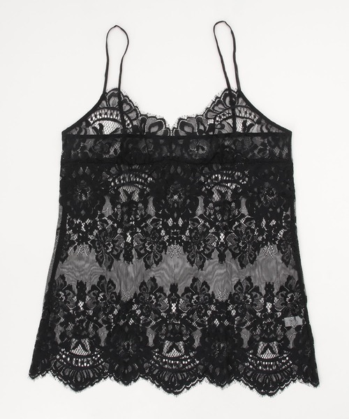 Chut! INTIMATES(シュットインティメイツ)の「シアーライトブラ ロングキャミソール (C356)(その他アンダーウェア/インナー・レディース・ライトグレー/ブラック/パープル・80/90/85)」の6枚目の写真