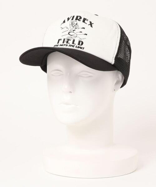 AVIREX(アヴィレックス)の「AVIREX GIRL MESH CAP(キャップ・メンズ・ホワイト/ブラック/ワイン・FREE)」の9枚目の写真
