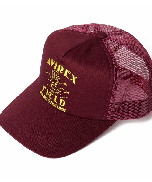 AVIREX(アヴィレックス)の「AVIREX GIRL MESH CAP(キャップ・メンズ・ホワイト/ブラック/ワイン・FREE)」の11枚目の写真