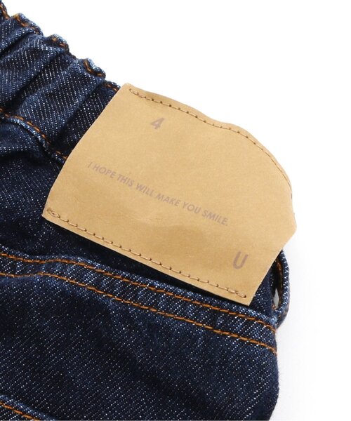 F.O.U（エフオーユー）の「ラップデニム 10分丈（その他パンツ・キッズ・ネイビー/ブルー/キナリ・100/110/120/130/140）」の16枚目の写真