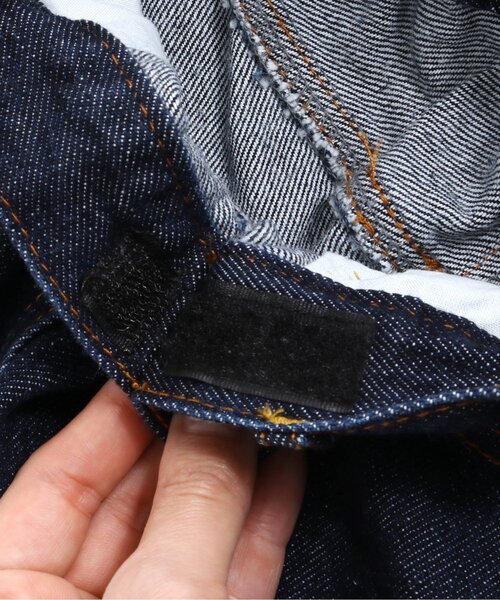 F.O.U（エフオーユー）の「ラップデニム 10分丈（その他パンツ・キッズ・ネイビー/ブルー/キナリ・100/110/120/130/140）」の13枚目の写真