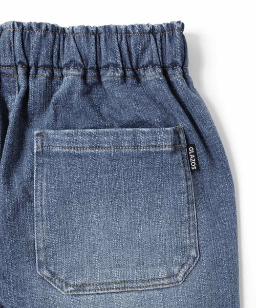 GLAZOS（グラソス）の「[ワイドテーパード]微起毛デニムストレッチ・ジョガーパンツ（デニムパンツ・キッズ・ブルー/グレー・130cm/140cm/150cm/160cm/170cm）」の14枚目の写真