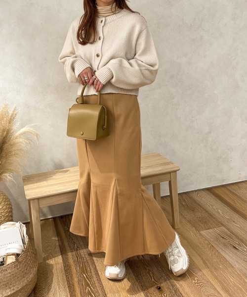 apres jour clair（アプレジュールクレア）の「【apres jour clair】2WAY起毛ショートニットカーディガン（ニット/セーター・レディース・アイボリー/ライトベージュ/ブラウン系その他・フリー/X-LARGE）」の15枚目の写真