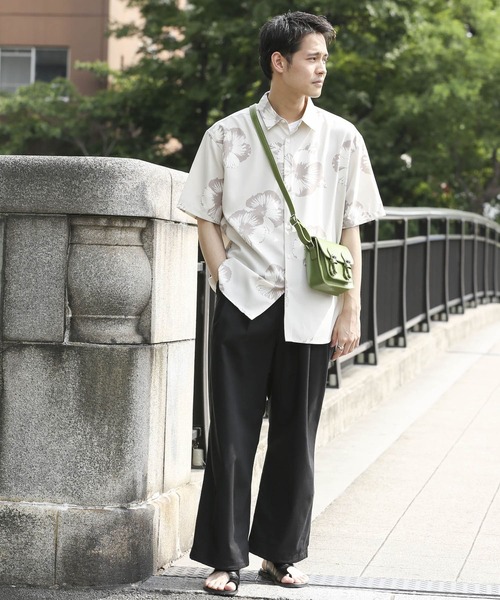 SENSE OF PLACE by URBAN RESEARCH（センスオブプレイスバイアーバンリサーチ）の「サッチェルミニショルダーバッグ（ショルダーバッグ・メンズ・ブラック/ブラック系その他/グリーン・ONE）」の17枚目の写真