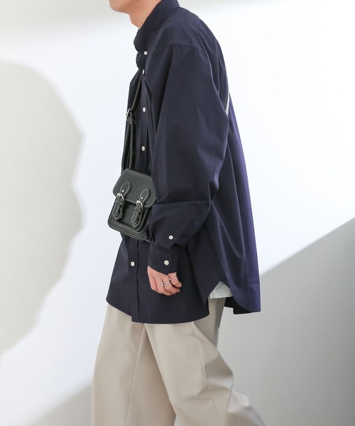 SENSE OF PLACE by URBAN RESEARCH（センスオブプレイスバイアーバンリサーチ）の「サッチェルミニショルダーバッグ（ショルダーバッグ・メンズ・ブラック/ブラック系その他/グリーン・ONE）」の15枚目の写真